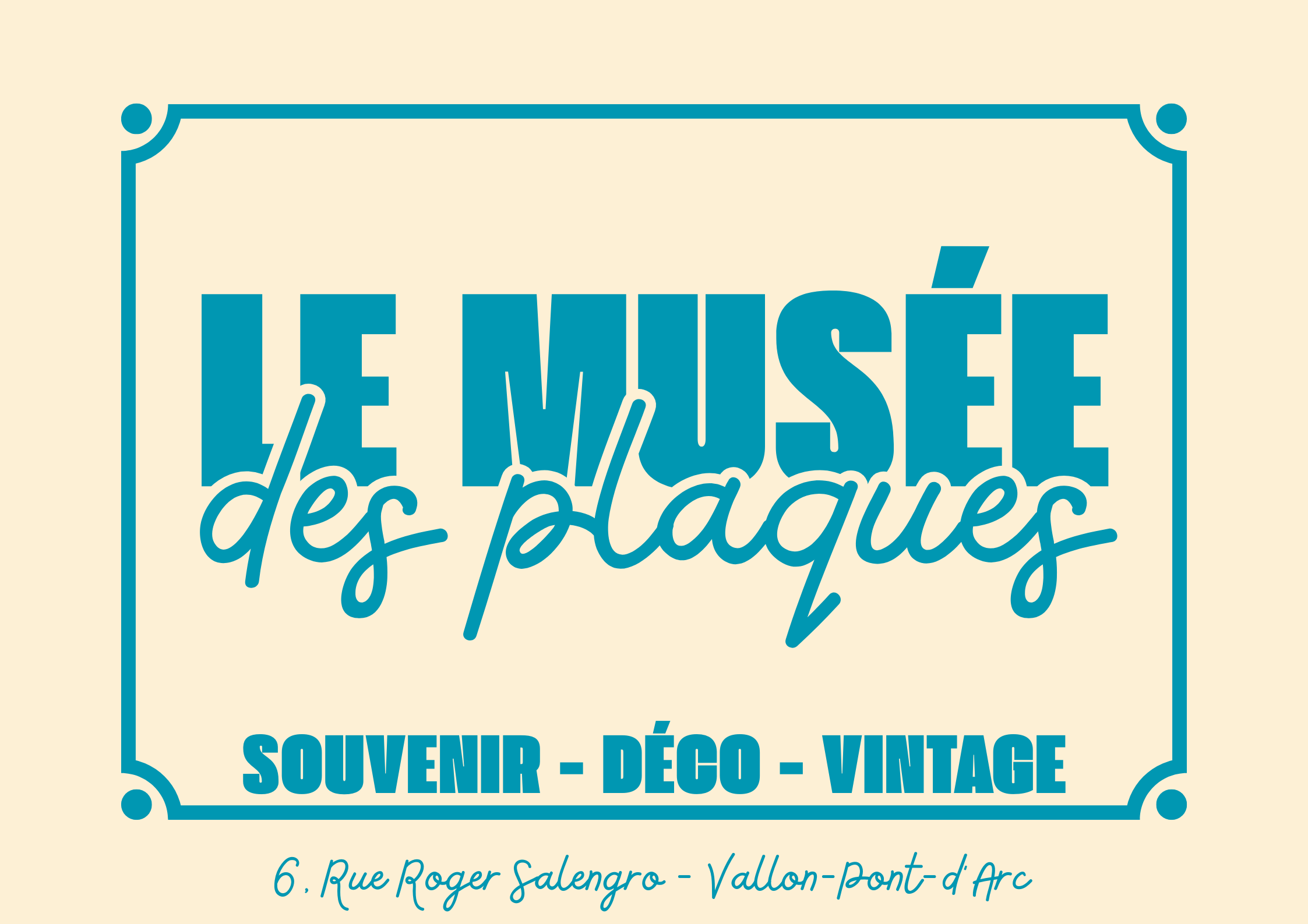 Visuel Le musée des plaques